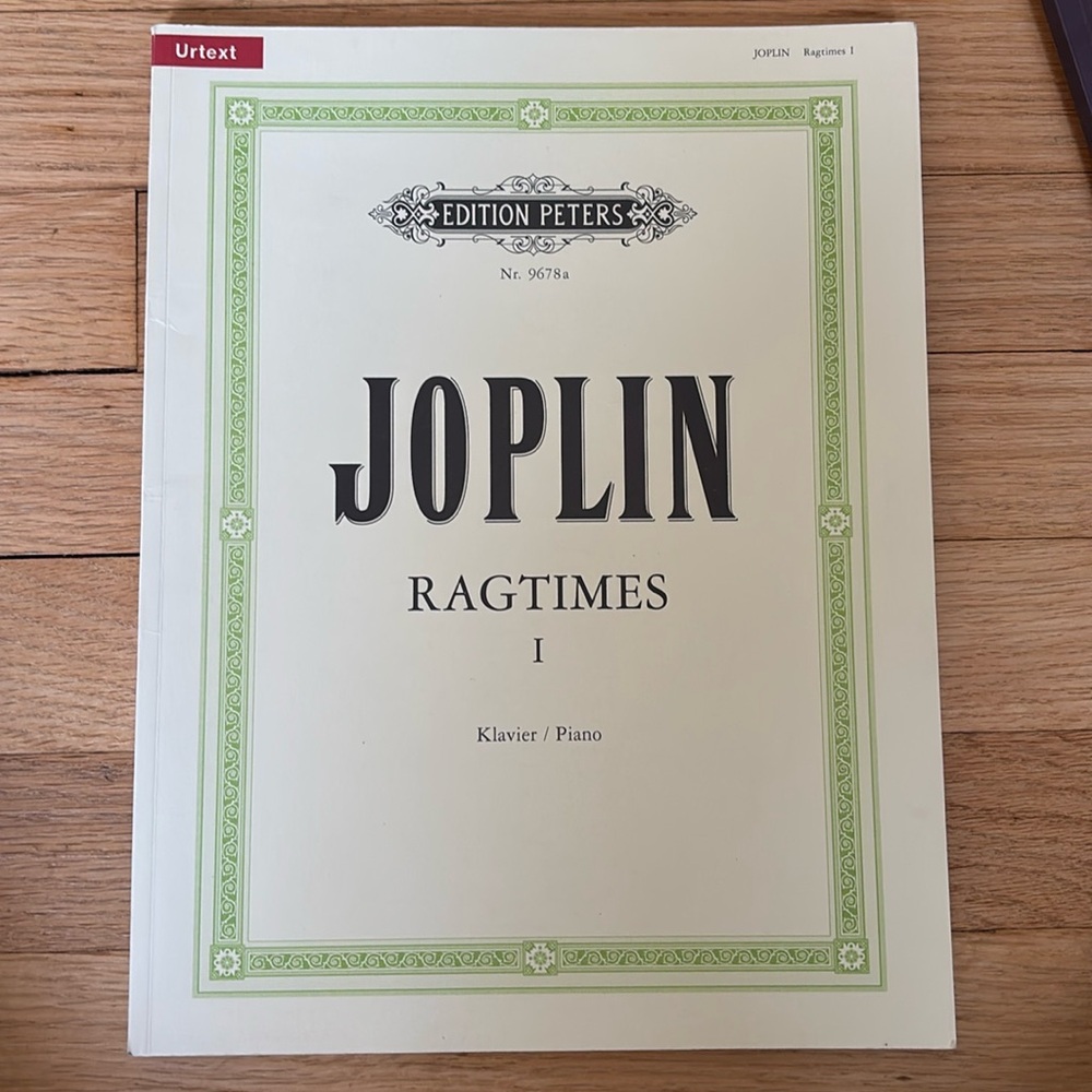 Joplin Ragtimes Volume I Sheet Music Book
